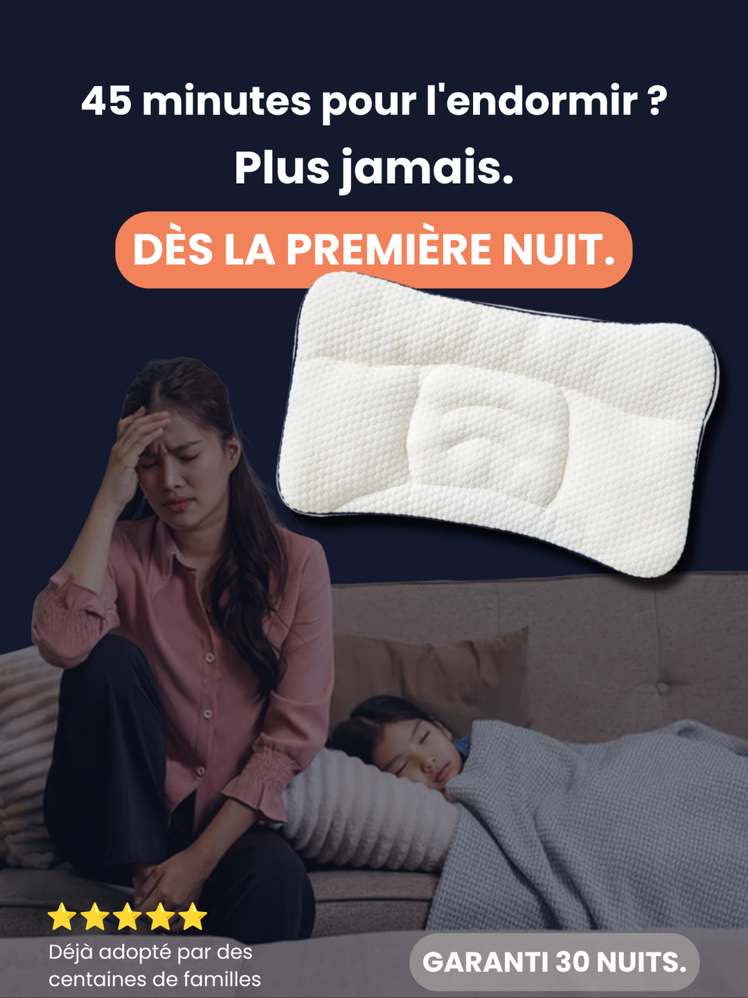 Cocon, l’oreiller ergonomique pour enfants de 1 à 12 ans