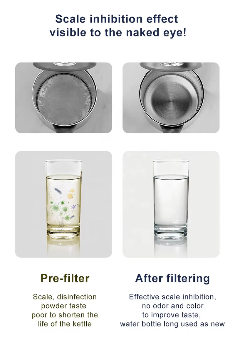 New Home Smart Screen Uv Tap Water Purifier Direct Drinking Anti-Scale and Remove Chlorine Kitchen Sink Water Filter Faucet Tap