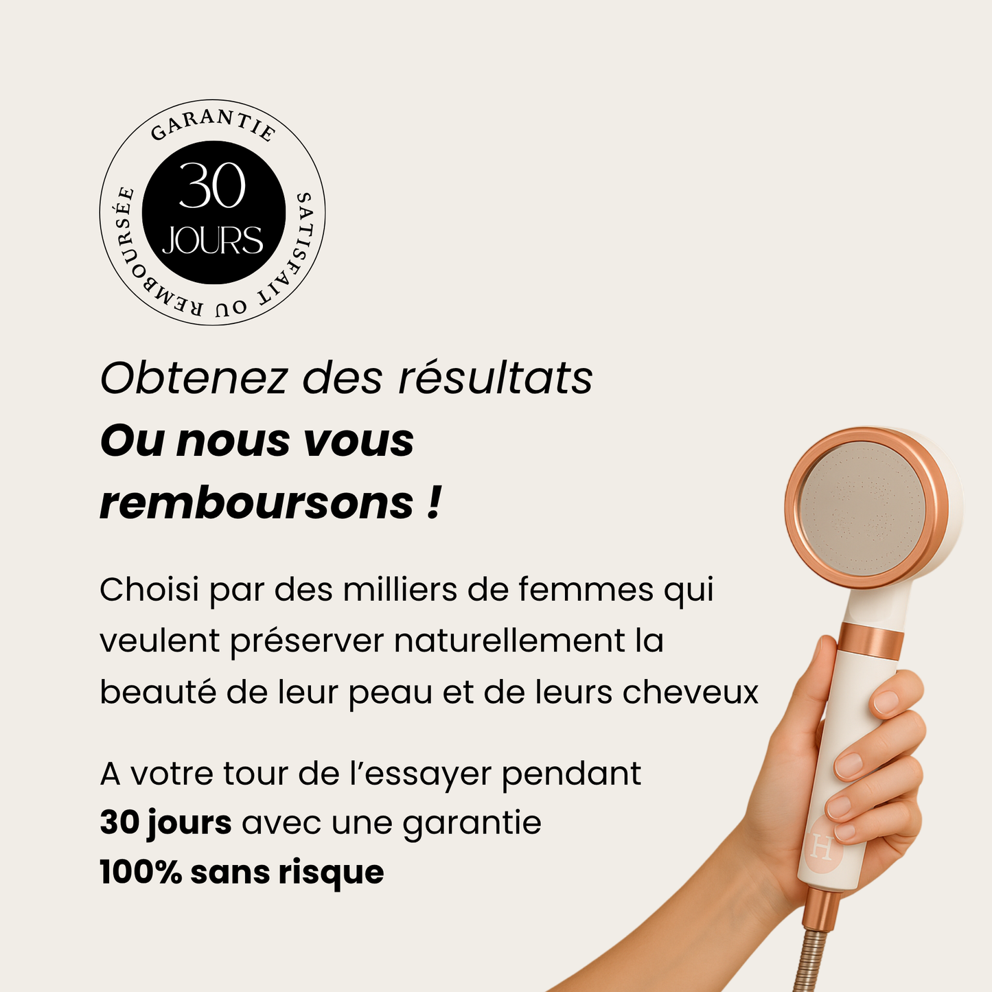 Pommeau de Douche Filtrant