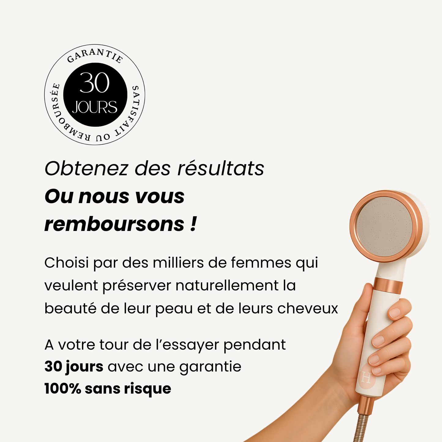 Pommeau de Douche Filtrant