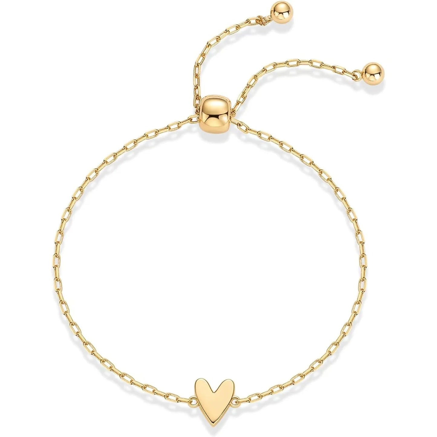 Heartfelt Elegance Adjustable Love Bracelet