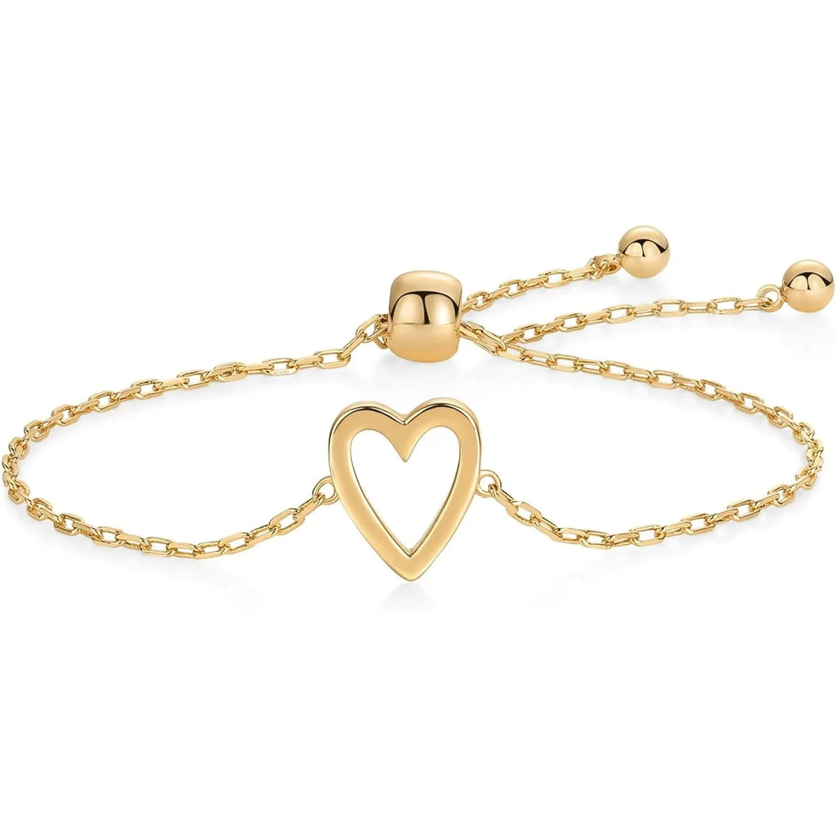 Heartfelt Elegance Adjustable Love Bracelet