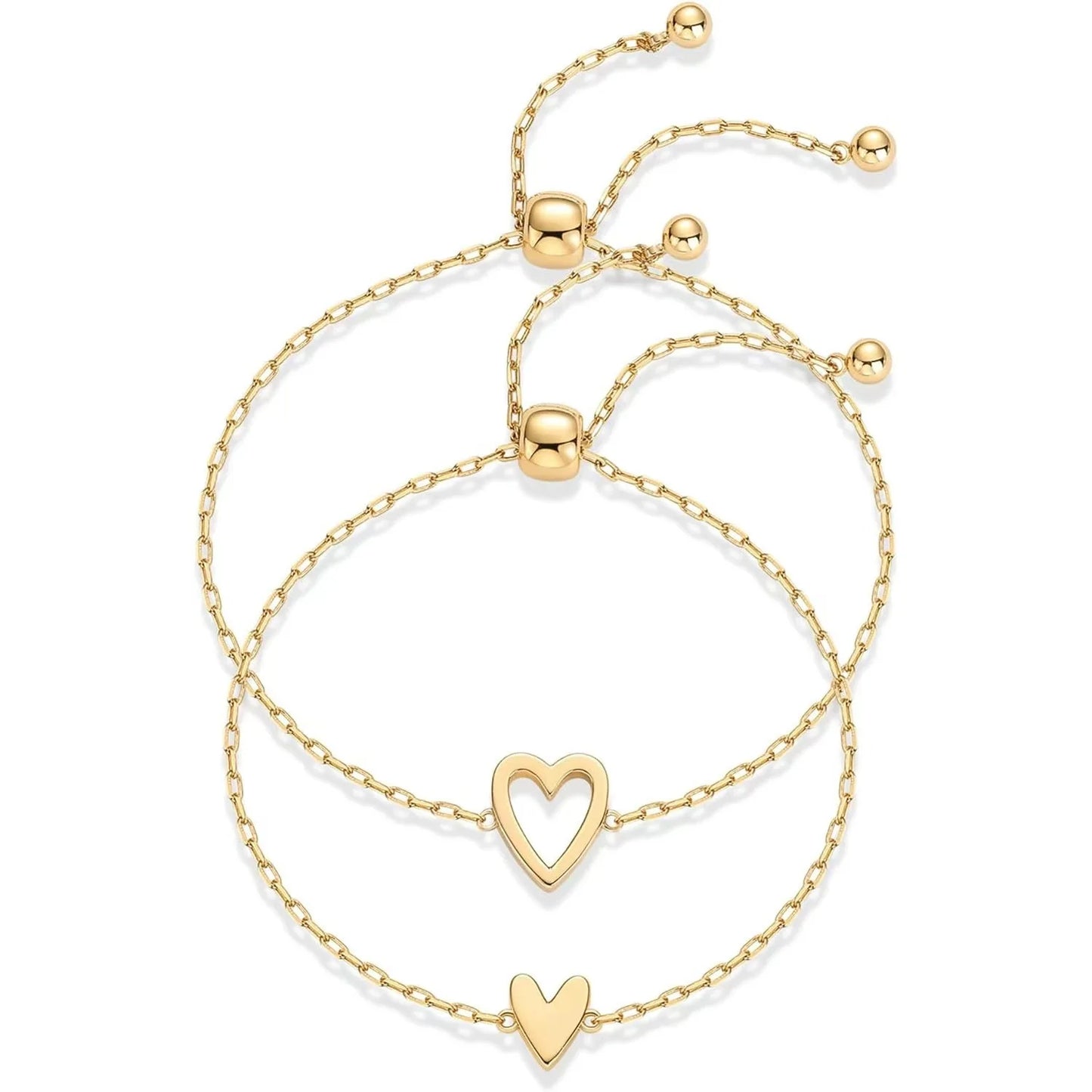 Heartfelt Elegance Adjustable Love Bracelet
