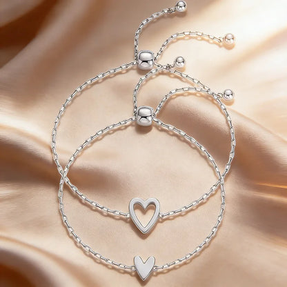 Heartfelt Elegance Adjustable Love Bracelet