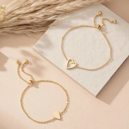 Heartfelt Elegance Adjustable Love Bracelet