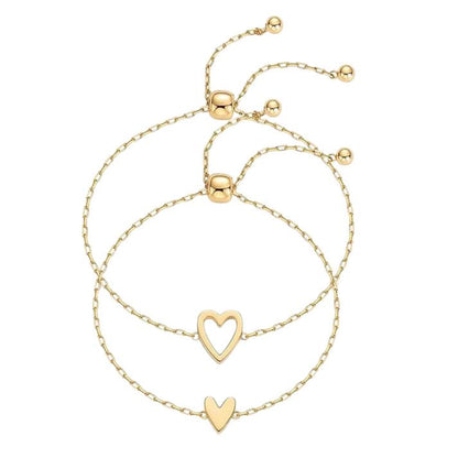 Matching Heart Bond Bracelets