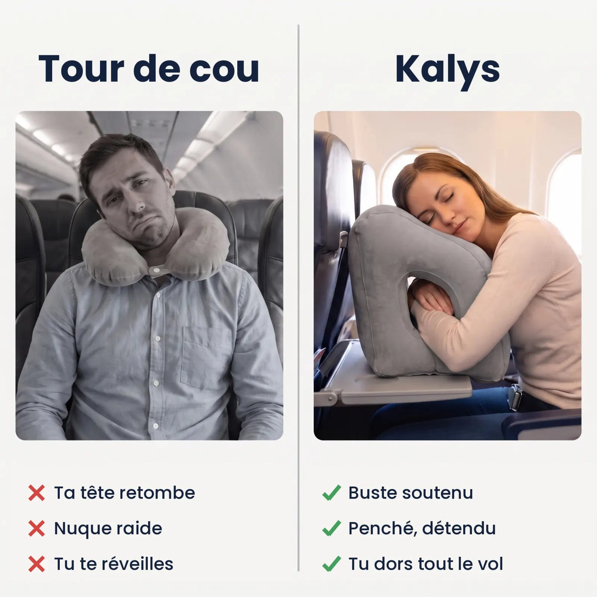 Kalys – Oreiller de voyage gonflable