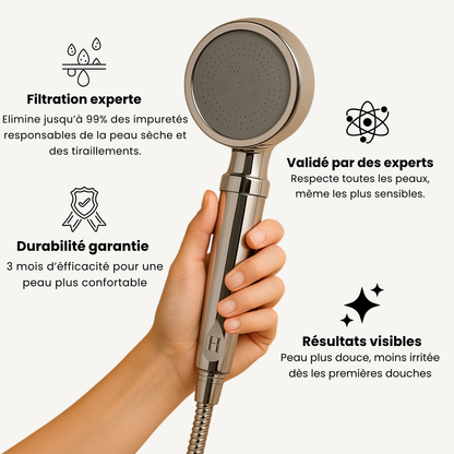 Pommeau de Douche Filtrant